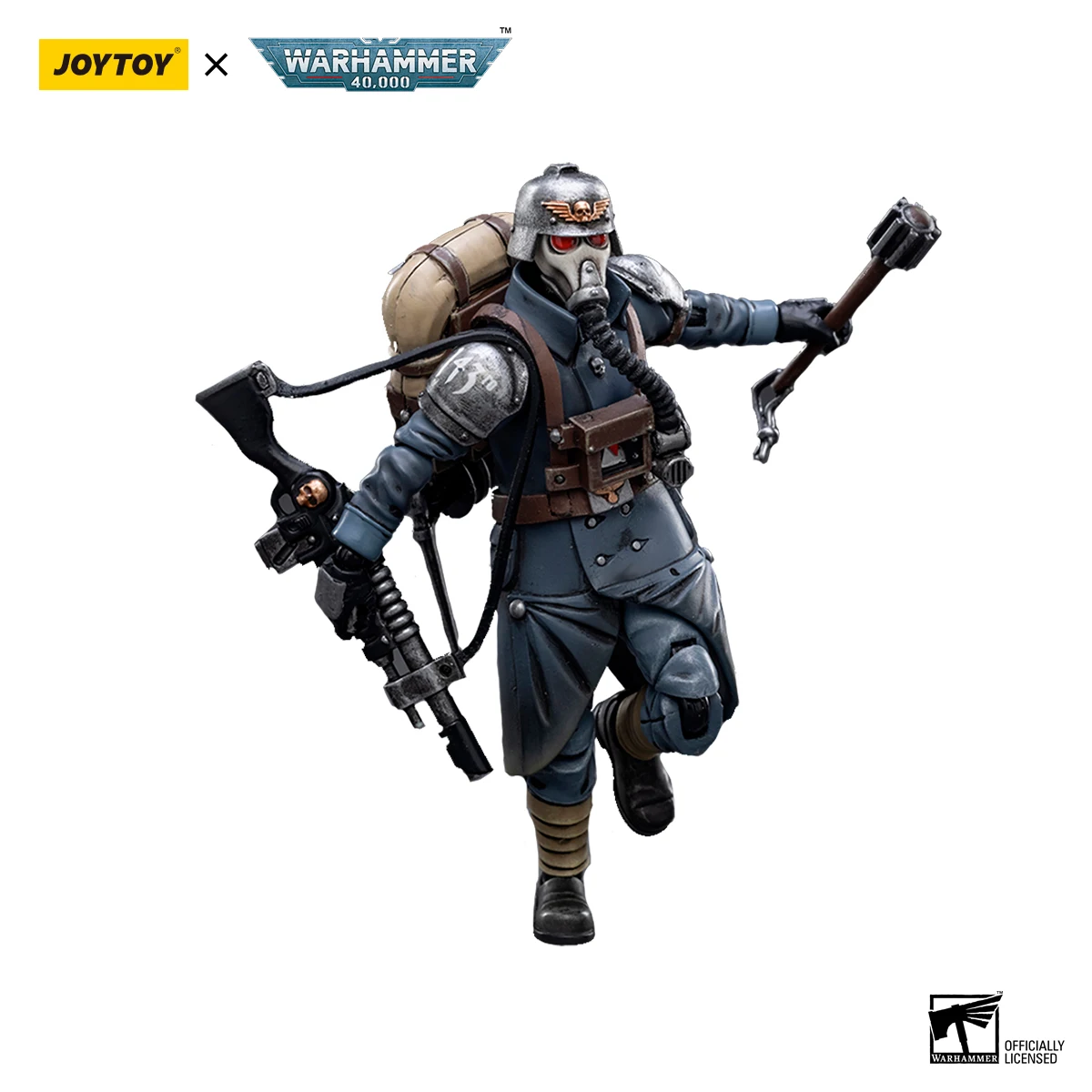 

JOYTOY Warhammer 40K Astra Militarum Death Korps Of Krieg Veteran Squad Guardsman Action Figure Original Collect Decoration Gift