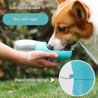 300ml Big Dog Water Bottle Portable Drinking Bowl For Small Medium Dogs Cat Travel Hiking Puppy Pet Water Dispenser Cup Labrodor