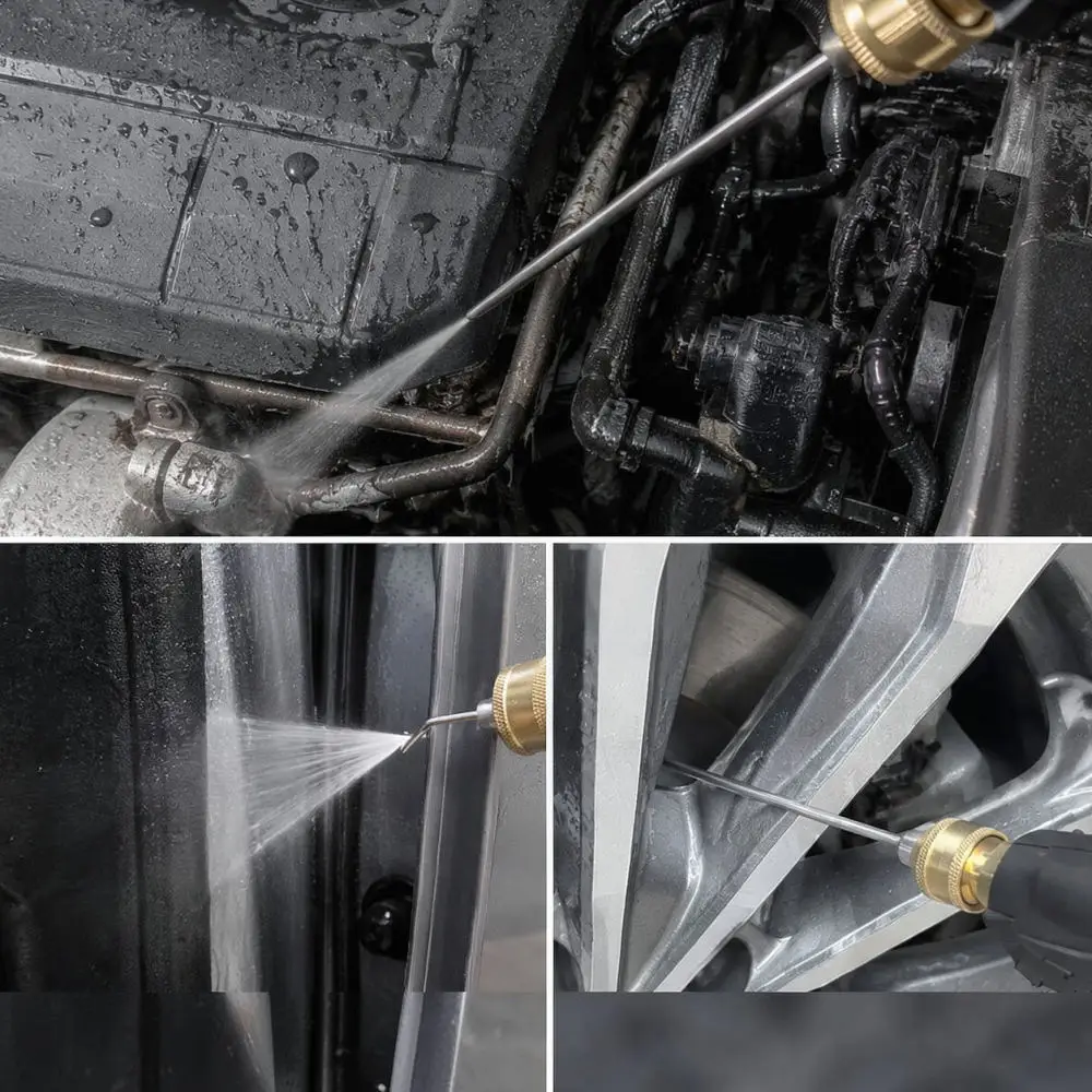 High Pressure Water Applicator For Karcher Narrow Gap Nozzle 1 4 Quick Connect Car Undercarriage Cleaning Accessory