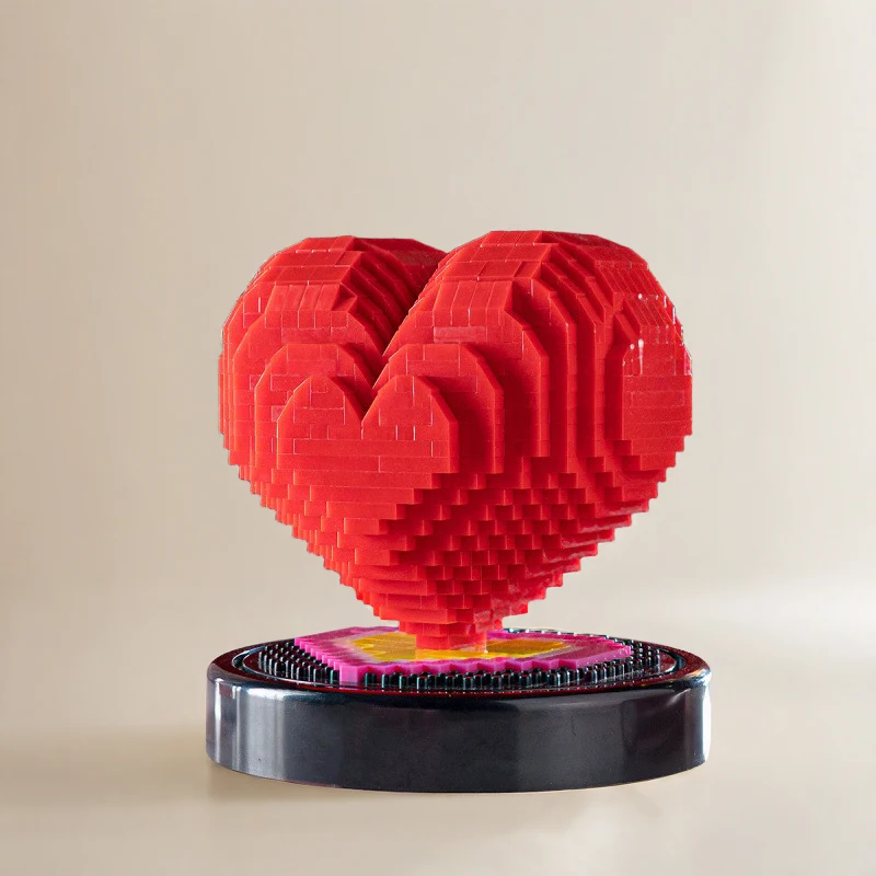 Creatieve Micro Diamond Love Bouwstenen Valentijnsdag Cadeau Meisjes Verjaardagscadeau Bekentenis Artefact Paar Cadeau Ornamenten