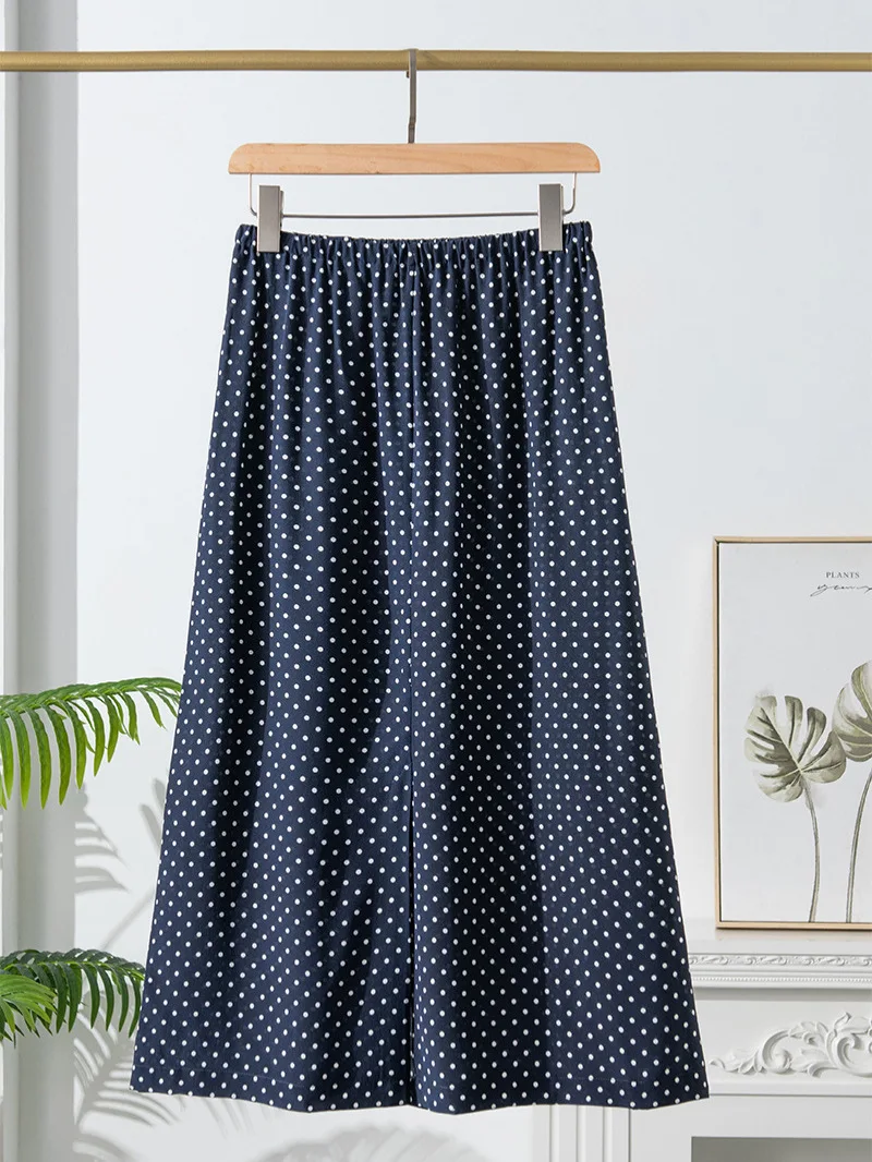 Women's Silk Midi Skirt Retro Flare A-Line Double Layer Design Fashion Elegant Commute 2026 Women's Summer Clothing