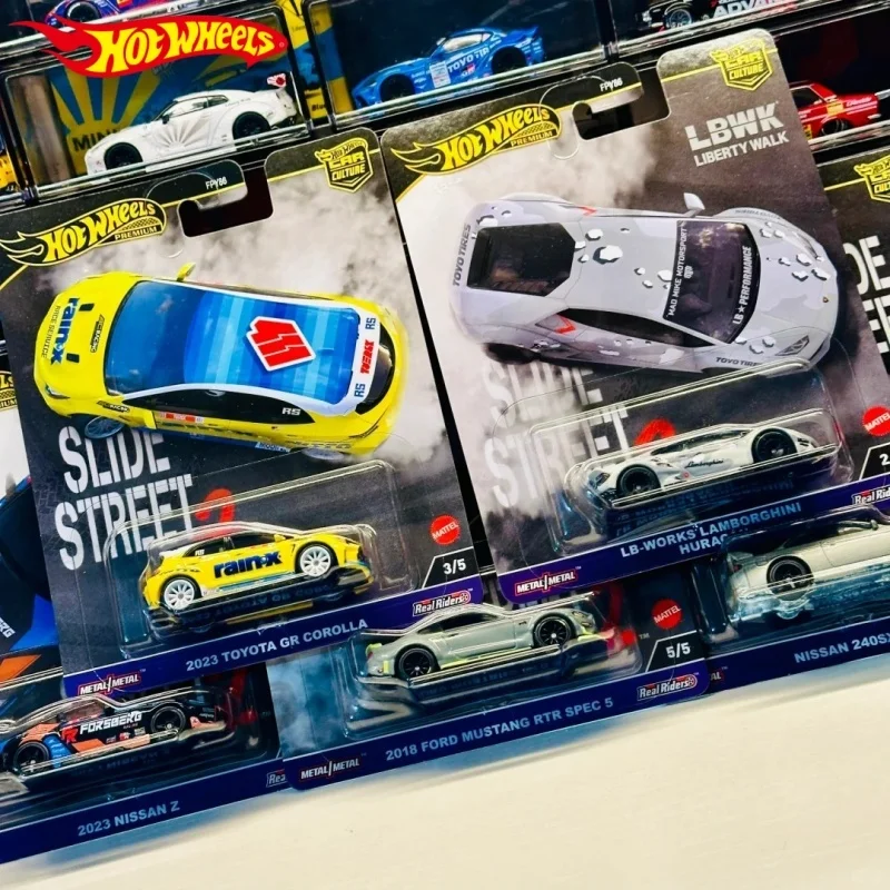 

Hot Wheels Car Culture FPY86H Slide Street 2 | Mix 2 2024 Nissan Lamborghini Model Collection Diecast 1:64 Metal Car Toys Gifts