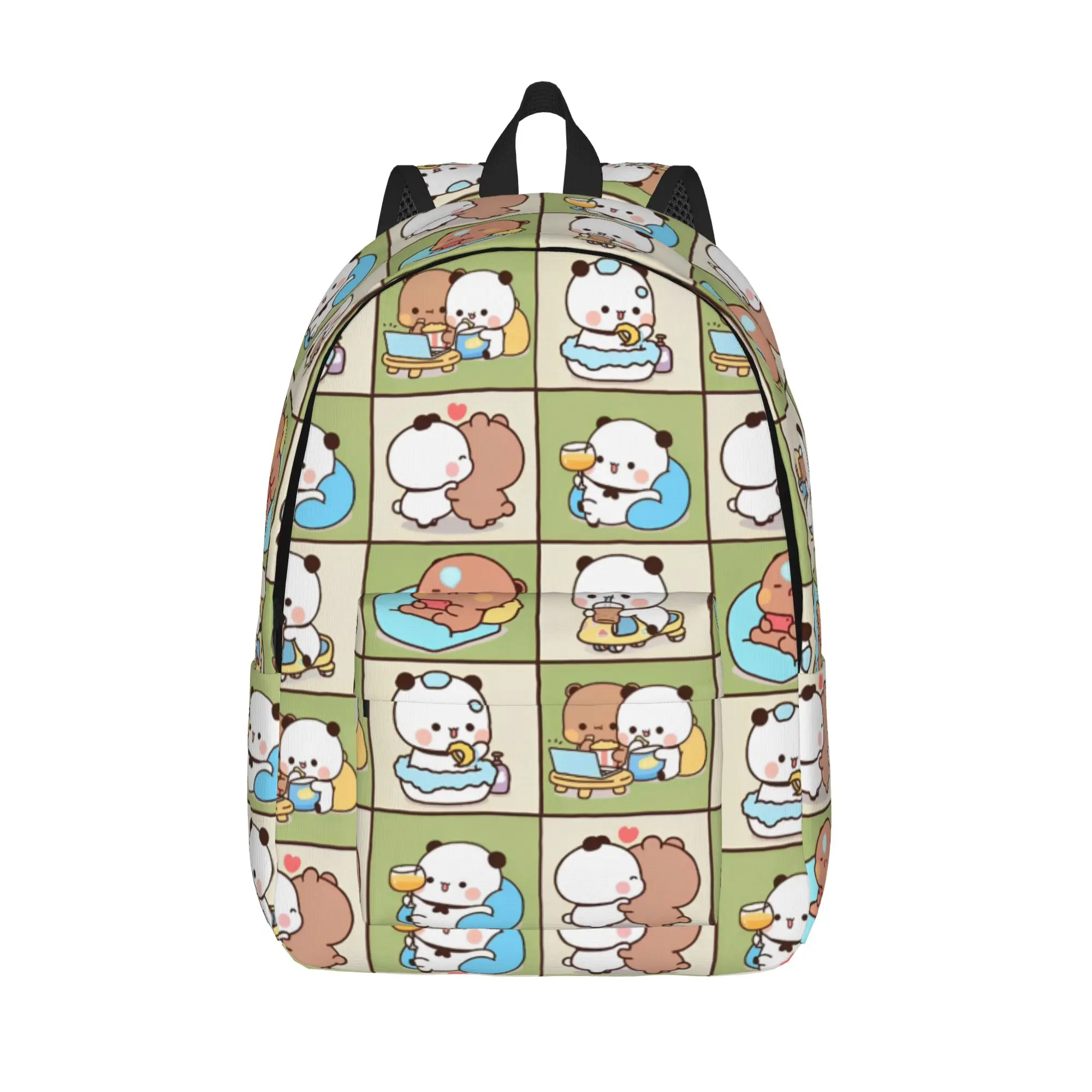 

Bubu Dudu Panda Bears Cartoon Classical Backpack Outdoor Student Business Collection Cute Daypack Men Women College Shoulder Bag
