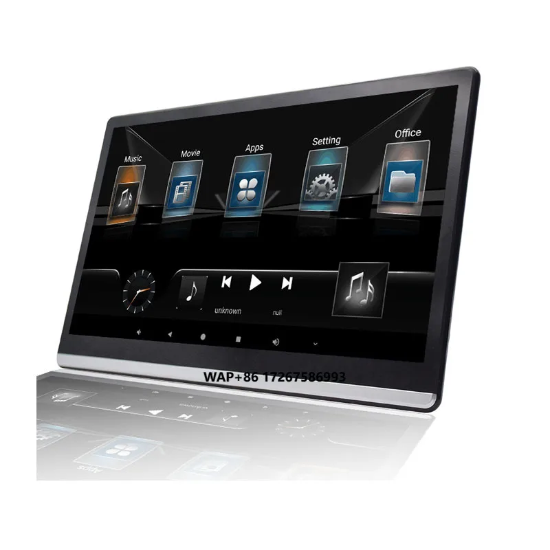 

14 Inch Universal 720p WIFI USB Mirror Link 4+64g Android 12 Car TV Video Touch Screen Headrest 4k Multimedia