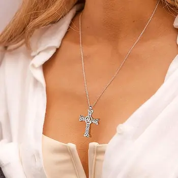 10 最佳銷售 925銀十字項鍊 - №7