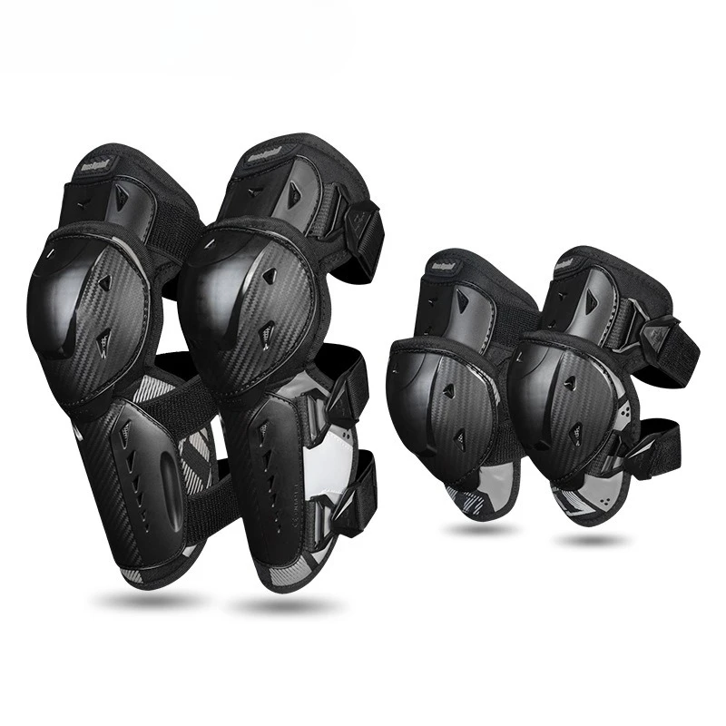 

Мотоциклетные наколенники и налокотники, 4 шт./компл., унисекс, для мужчин и женщин, всесезонные, защитная экипировка для езды на мотоцикле и внедорожных поездок