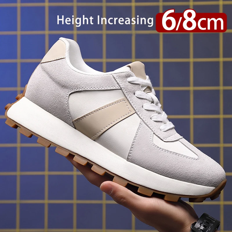 Classic Men's Sneakers And Casual Shoes Women Height Increasing Shoes Couple Walking Trainers Athletic Sports Clunky Sneakers