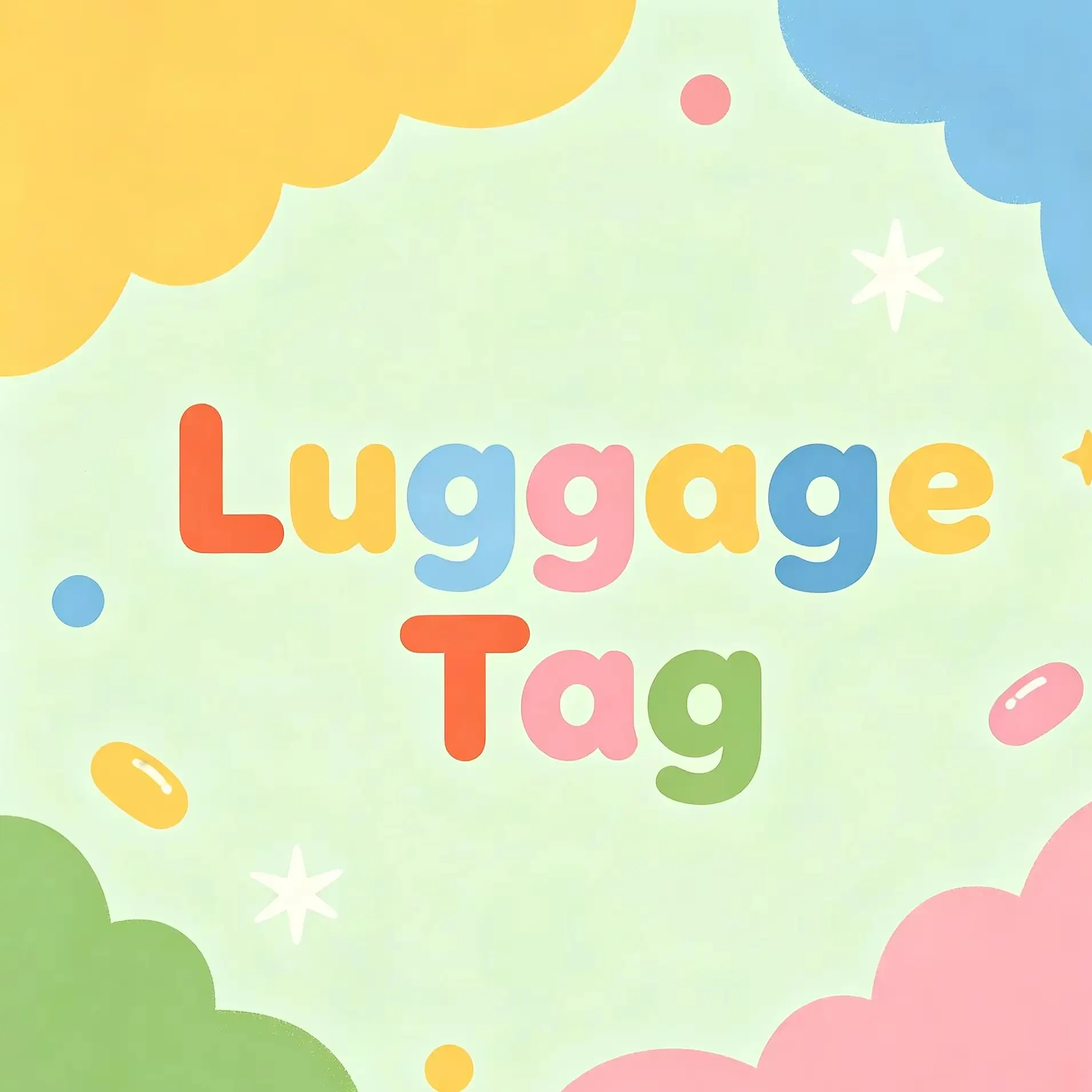 Round Leather Luggage Tag, DIY Personalized Multi‑Color Suitcase Boarding‑Style Tag, Portable Anti‑Loss Hanging Rope Pendant
