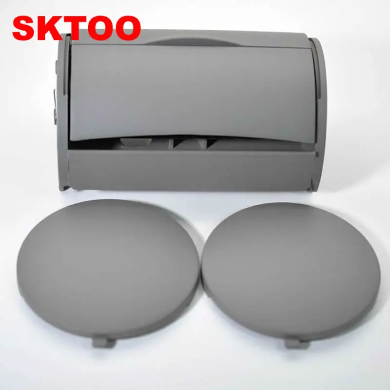 

SKTOO Grey Rear Ashtray Bin Ash Tray + Side Caps For VW BORA JETTA GOLF 4 MK4 1J0 857 962 H