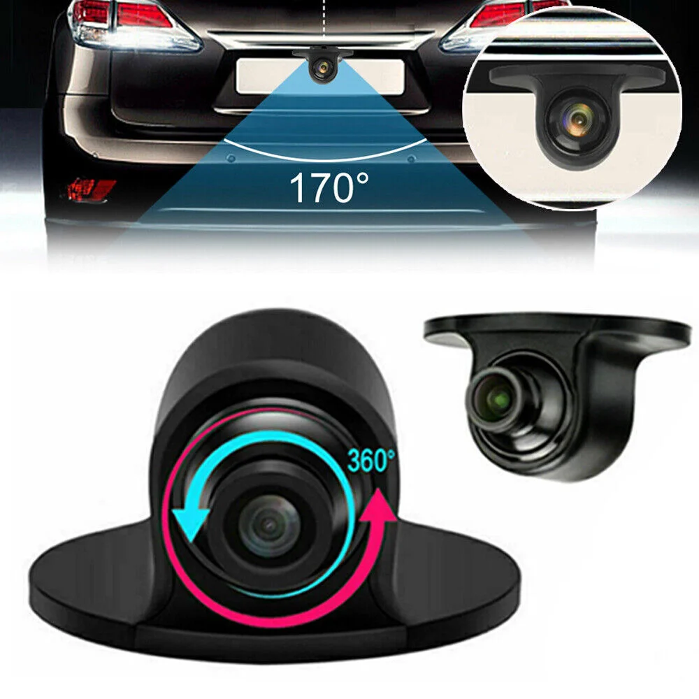 360° Mini Car Side Mirror Camera CCD 1/3\