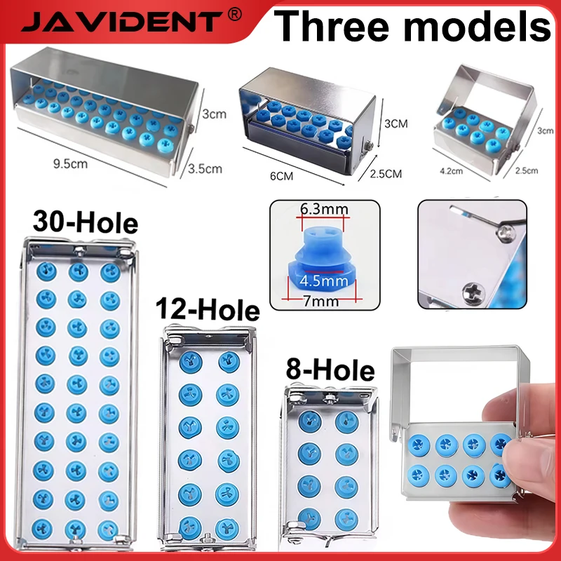 

1Pcs Dental Open-Top Silicone Sterilization Tray for High- and Low-Speed Handpieces High-Temperature Resistant, Stainless Steel