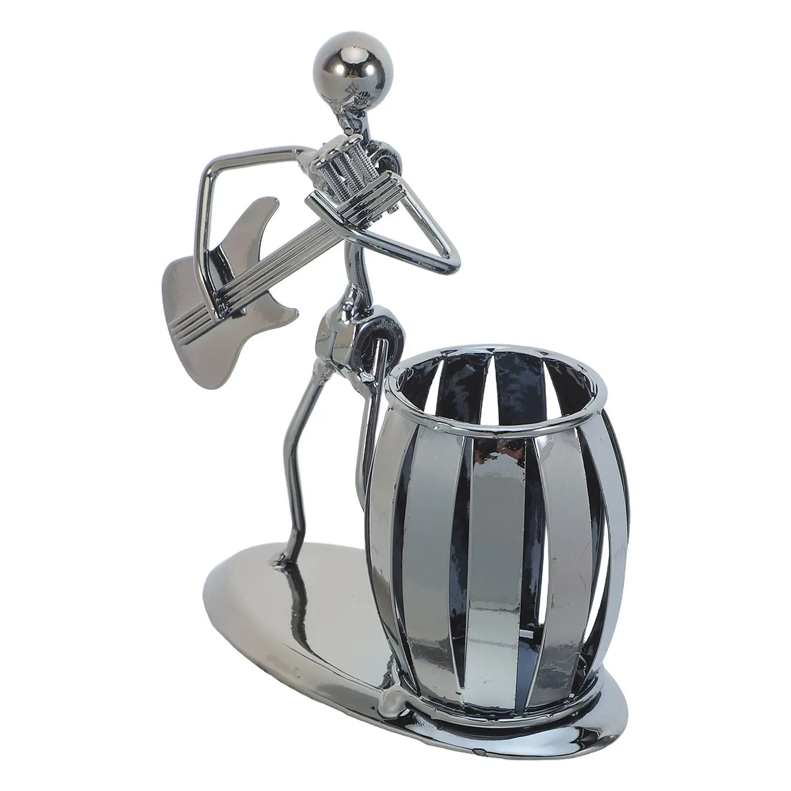 Pen Holder Desk Organizer Office Storage Pencil Desktop Halloween Christmas New Year Desk Decor Pen Holder Metal