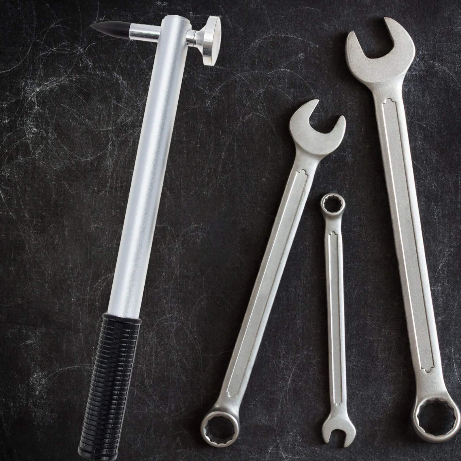 

1 Set Car Repair Hammer Aluminum Alloy Lightweight Compact Rust Resistant Anti-Slip Grip Impact Tool For Dent Fixing Sheet Metal