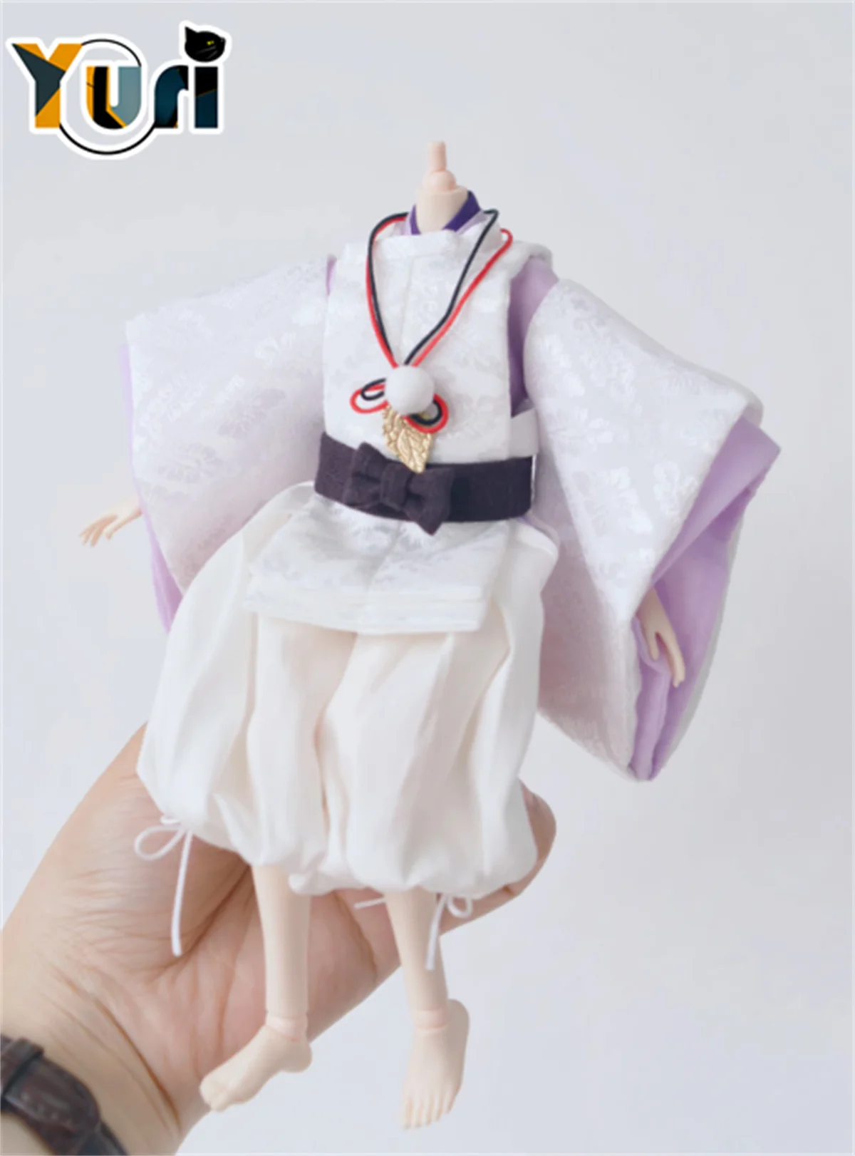 

Юрий Genshin Impact Kunikuzushi Wanderer Костюм для 1/4 1/5 1/6 1/8 BJD Кукла Одежда Одежда Игра Косплей Милый Реквизит Подарок