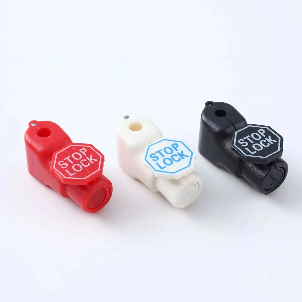 100 pcs/Bag White 6mm EAS Security Tag Stop Lock Hook Security Display Hook Anti Theft Stoplock