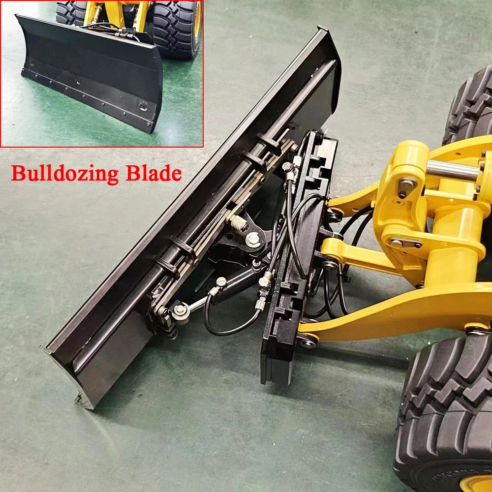 MT Metal Tilt Dozer Blade for 1/14 Hydraulic RC Loader WA480 RC Auto Parts Bucket