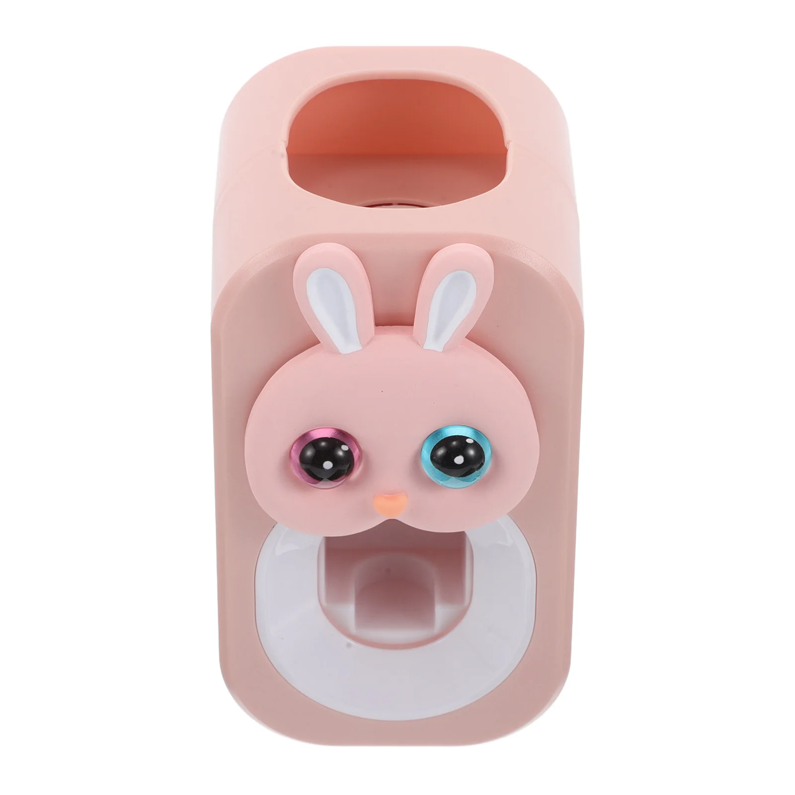 

Squeeze Toothpaste 1Pc Bunny Shaped Wall Mounted Manual Dispenser Squeezer Plastic Kids Cartoon Toothbrush Cup Holder Bathroom
