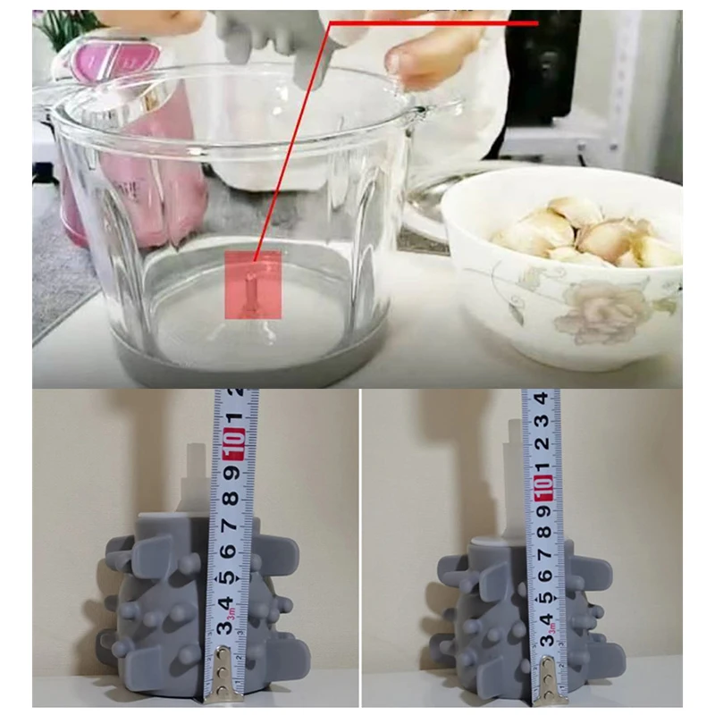 Image 5: Éplucheur d'ail en Silicone, broyeur à rouleau, hachoir, accessoires de Machine pour la cuisine, Mini presse-ail, outils de cuisine à domicile, 1 pièce