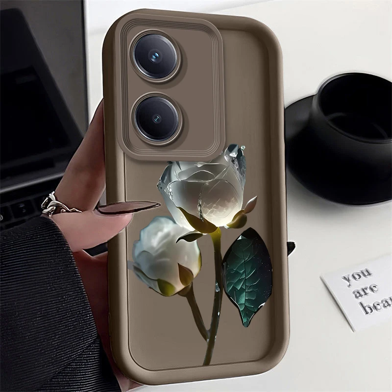 Y100 Bloom Flower New Sky Eye Phone Case For Vivo Y100 Y21S Y66 Y77 Y50 Y30 V21 Y52S Y78 Y36 V25E V27 V23E V29 V21 V25 Y85 Cover