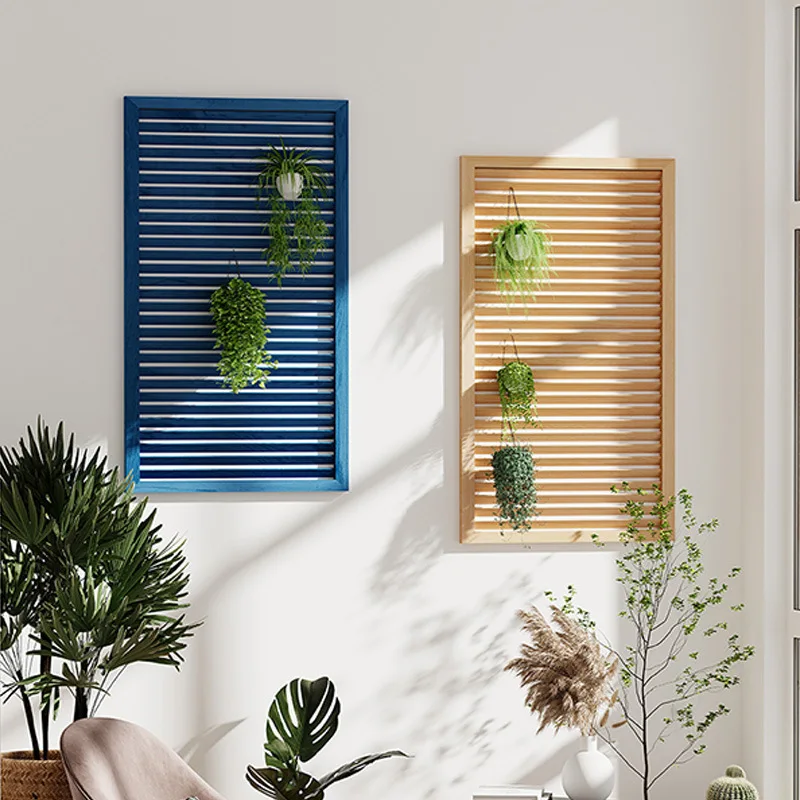 

Outdoor Garden Antiseptic Wood Fence Fence Fence Garden Grid Flower Stand Partition Decorative Screen Wall Guardrail