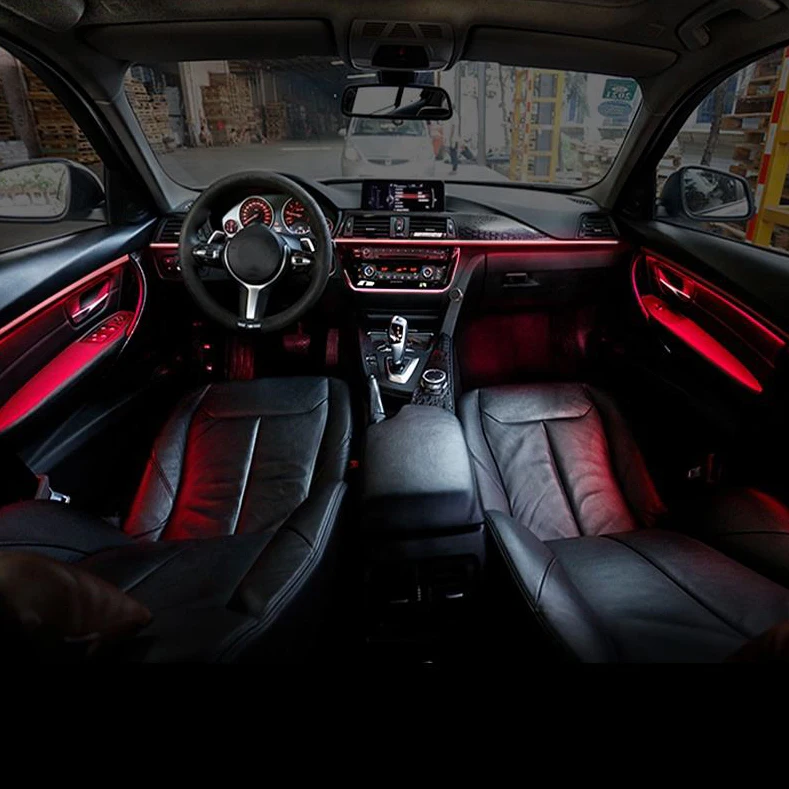 F30 F31 9 Farben Türverkleidungen Auto-Innenraum LED-Ambientebeleuchtung für BMW 3er Serie 9-Farben Ambientebeleuchtung