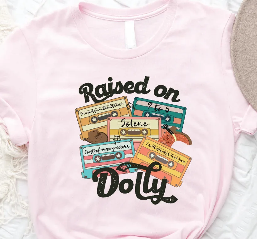 Raised On Dolly Shirt, Country Music Shirt, 90S Country Music Tee,Nashville Musi