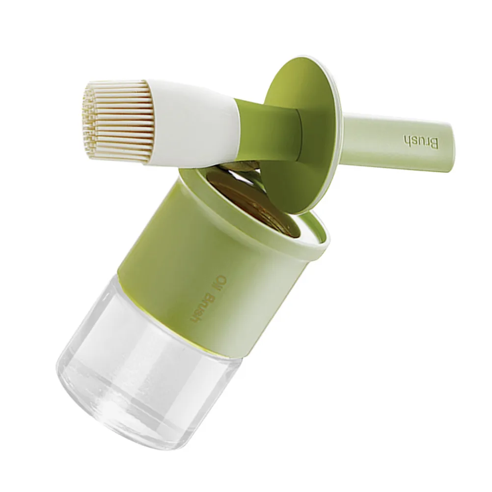 Silicone Grilling Brush Basting Brush for Barbecue Steak Frying Baking Pastry Oil Application Ergonomic Comfortable Handle