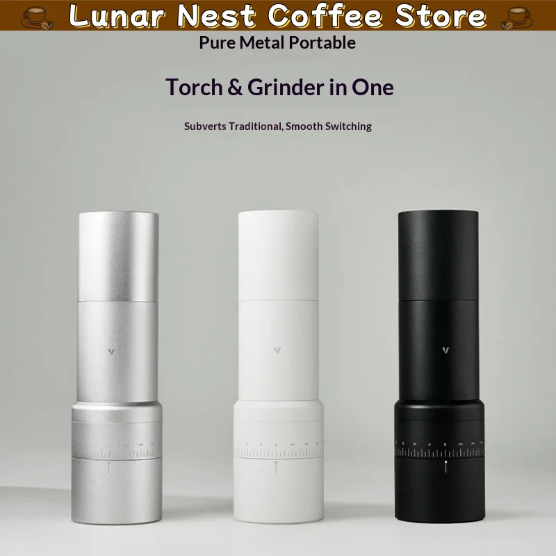 New Varia Evo Electric Manual Integrated Coffee Grinder Portable Metal Adjustable For Espresso Hand Brew Home Use Gift Barista