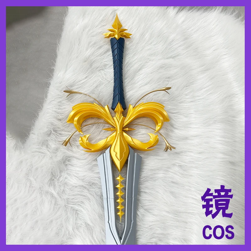 ดาบคอสเพลย์จากเกม Wuthering Waves รุ่น Cartethyia อุปกรณ์ประกอบฉากเฉพาะทาง Fleurdelys สำหรับตกแต่งฮาโลวีน