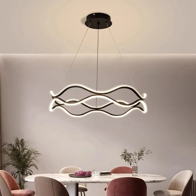 Nordic Modern Living Room Ceiling Chandelier Creative LED Bedroom Dining Room Restaurant Bar Decorate