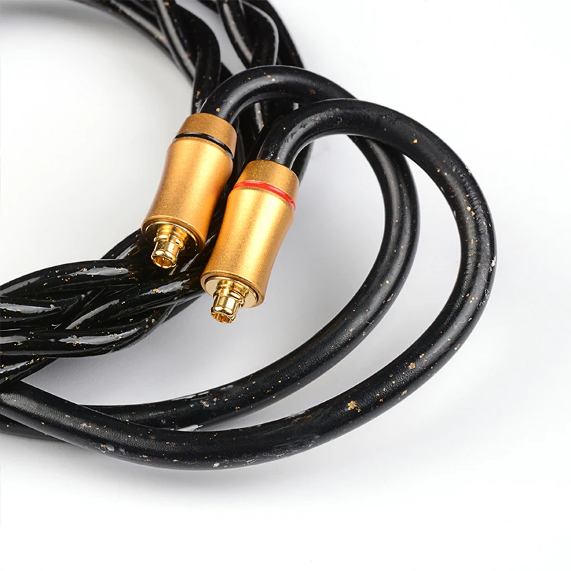 NiceHCK BlackSoul HIFI Audio Wire lega a 5 elementi placcata argento + cavo in lega di terre Rare 3.5/2.5/4.4mm MMCX/0.78 2pin per A4000 T5