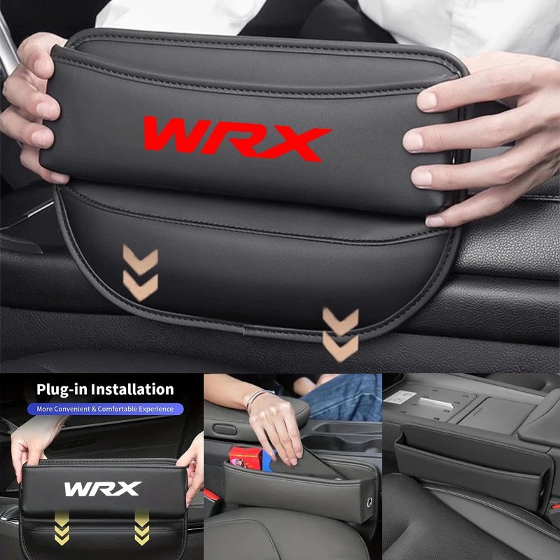 Multifunction Car Seat Gap Organizer Storage Box Pocket Universal For Subaru WRX Impreza Legacy BRZ Forester XV Car Accessories