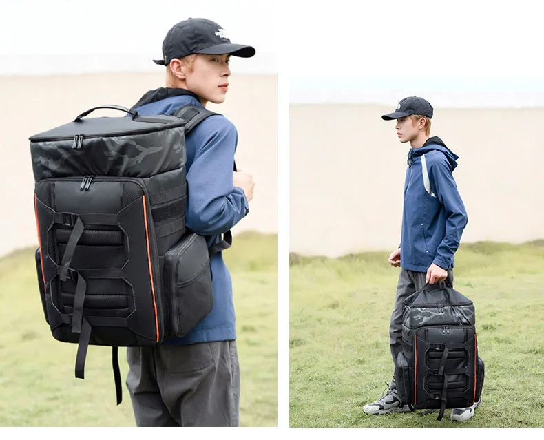 UAV-Drohnen-Kletterrucksack Großer Fotografie-Kamera-Sport-Outdoor-Rucksack Trocken-Nass-Trennung Tragbarer Business-Laptop-Gepäckrucksack – Detail 3
