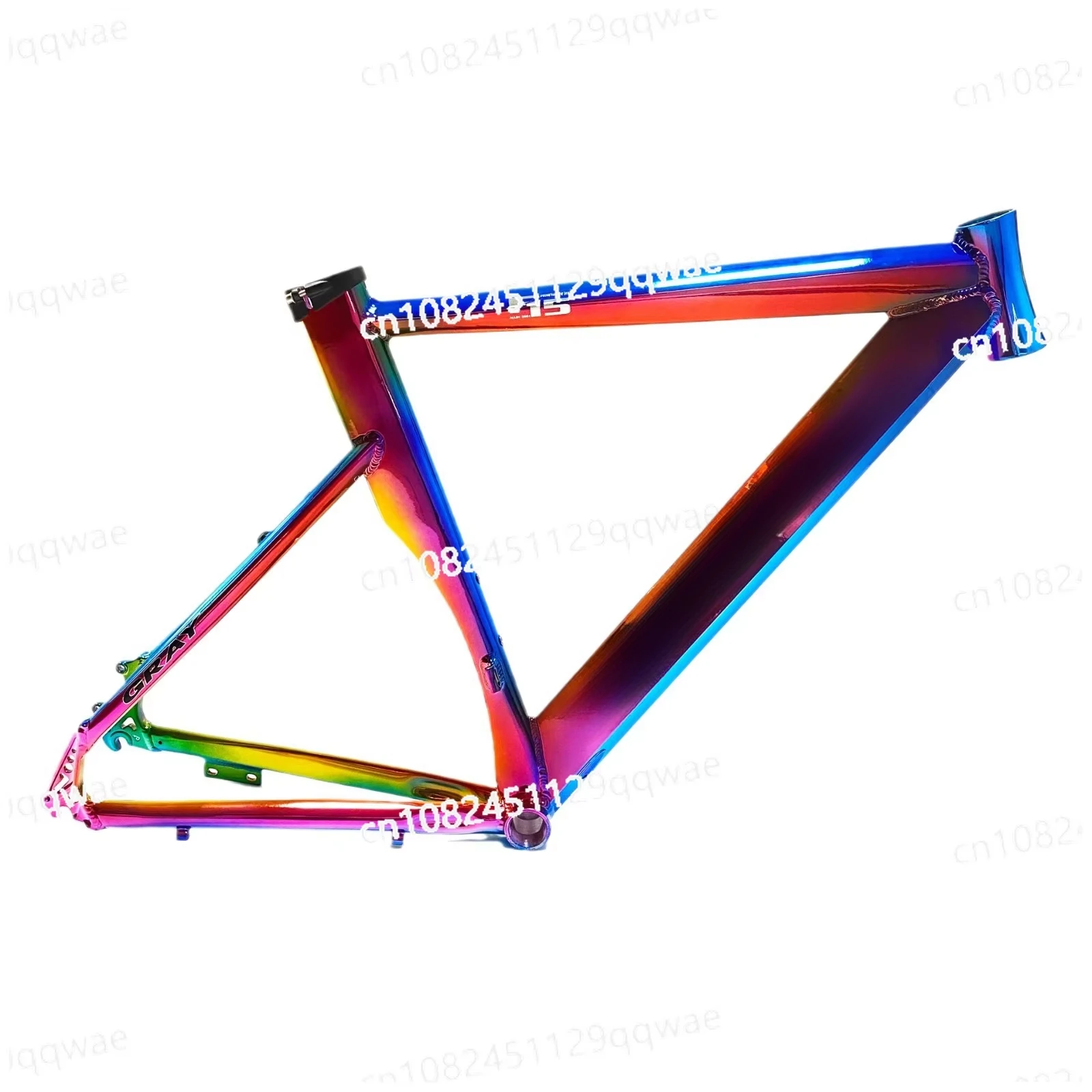 F15 windproof 700C aluminum alloy road frame racing rib internal wiring frame disc brake plate with front fork