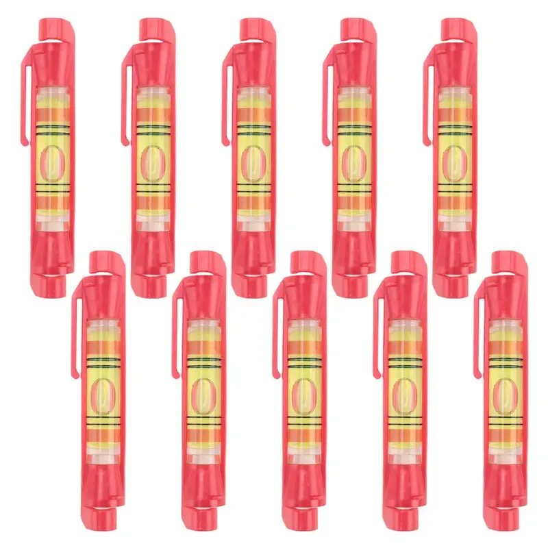 Multifunction 10PCS Hanging Line Level String Line Level For Building Trades Hanging Spirit Level Bubbles Equipment Measuring To