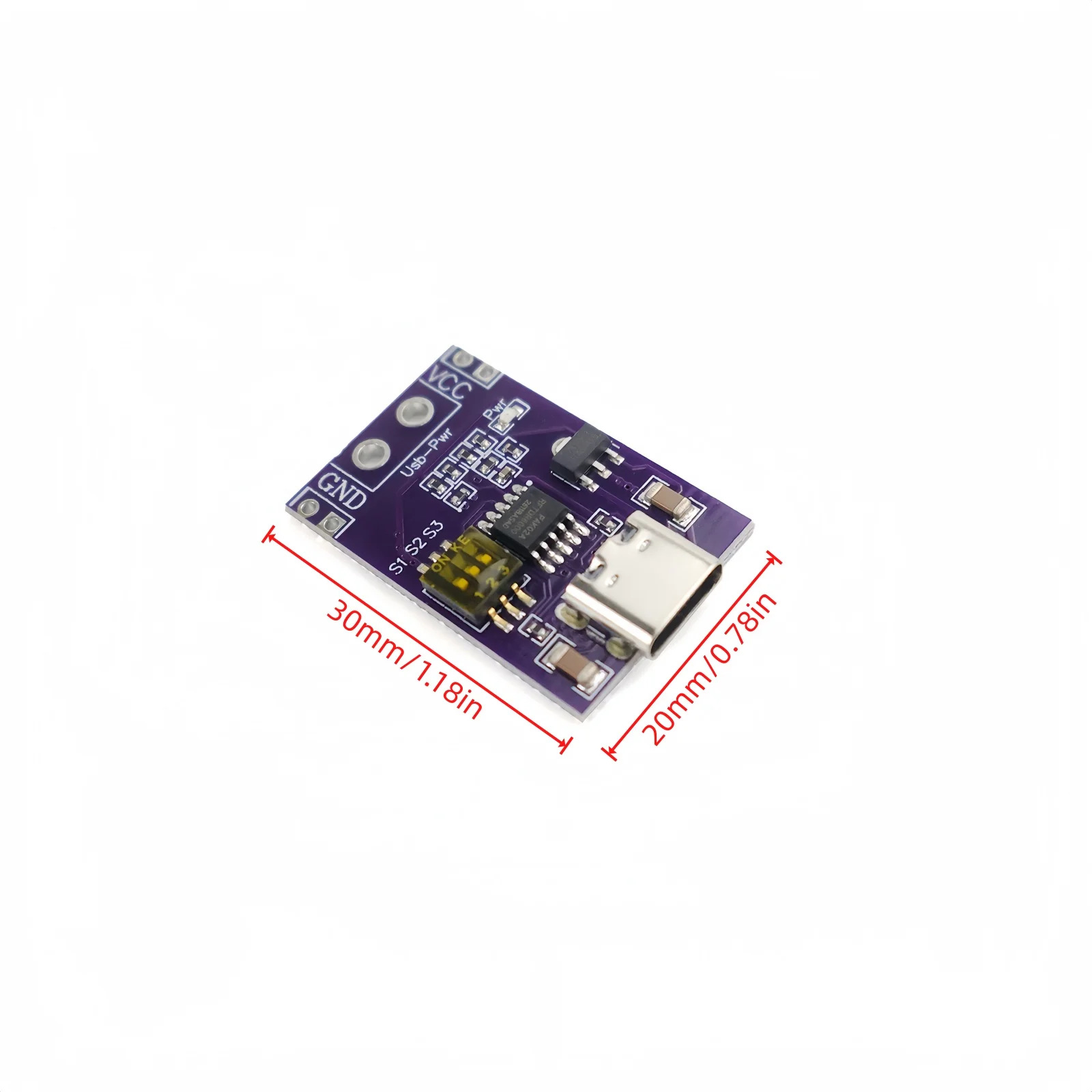 PD/QC/AFC Fast Charge Decoy Trigger Support 5V 9V 12V 15V 20V Fixed Voltage Output Type-C USB For Phone Fast Quick Charger