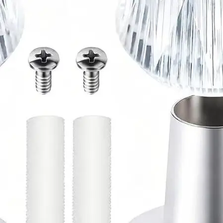 ABS Replacement Knob Set with Flange Base for For acrylic For Bathtub Shower Faucet 3 pcs 8x5x5cm Easy Install