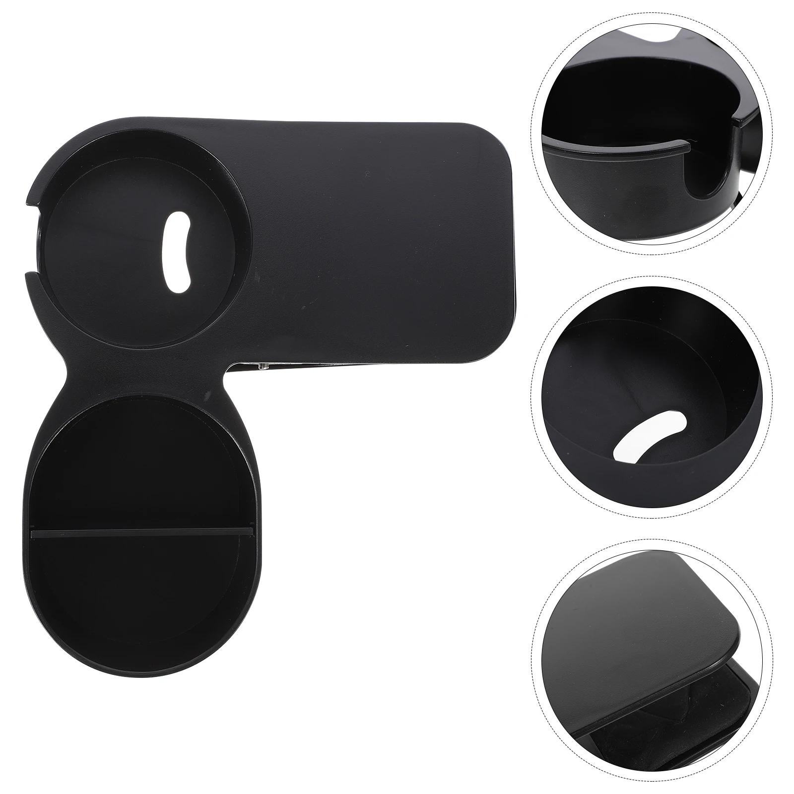 

Cup Holder Clip Mug Stand Desk Organizer Water Glass Clamp Table Side Tool ABS Material Space Saving Gifts Office Supplies