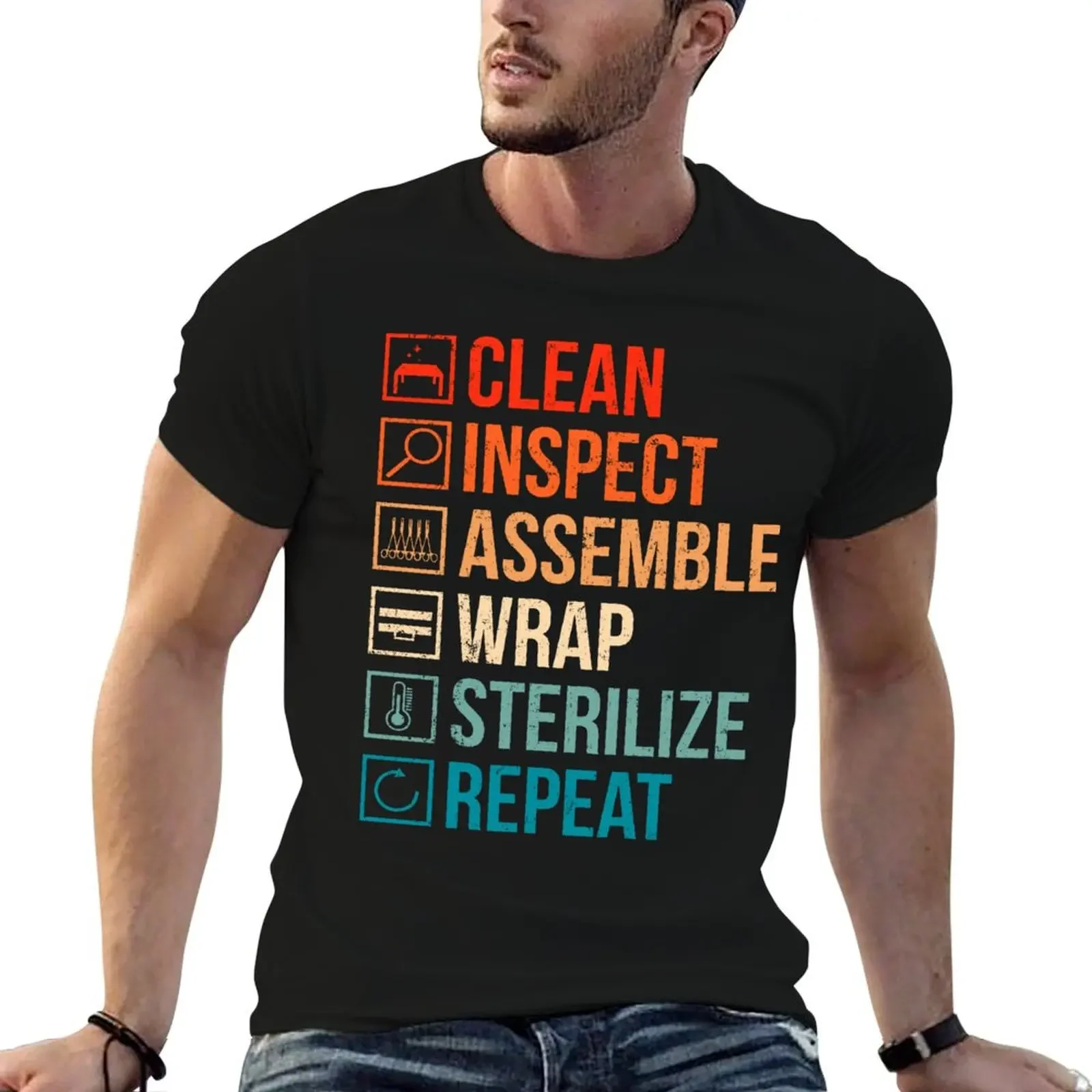 Sterile Processing Technician T-Shirt football t shirt topping designer shirts funny gifts mens graphic t-shirts