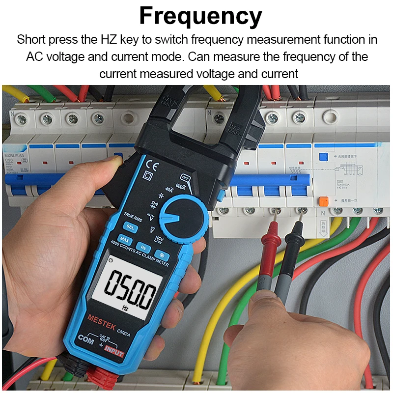 CM87A Pinza amperometrica digitale 600A Tester di corrente CA Vero RMS Gamma automatica Resistenza Diodo Multimetro Tes Pinza amperometrica digitale