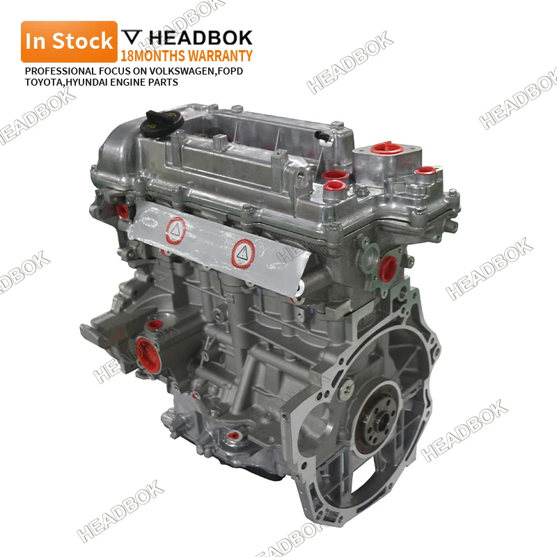 HEADBOK Car Engine Parts Complete Cylinder Block Engine Assembly  G4FJ/G4FD For Hyundai Engine  Assembly