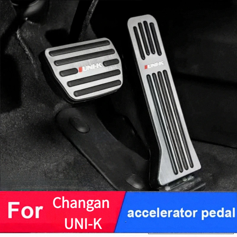 

Aluminum Pedal Covers For Changan UNI-K UNIK 2021-2023 Brake Accelerator Rest Cover Anti Skid Foot Pad Auto Styling
