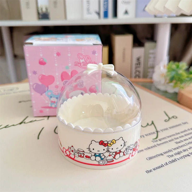 

Cute Hello Kitty Box Cartoon Anime Girl Hairpin Candy Desktop Ornament Storage Box Children Toy Kawaii Festival Gift Wholesale
