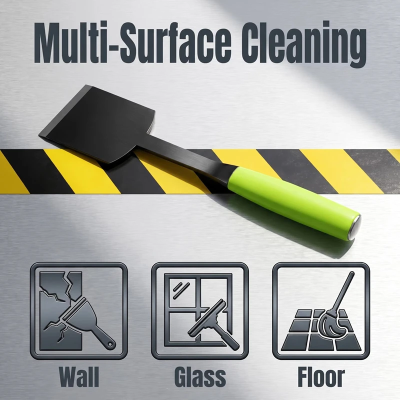 1pc Kitchen Cleaning Scraper Catering Pot Bottom Remover Range Hood Grease Dirt Cleaning Shovel Refrigerator Defrost Ice Scrape view 5