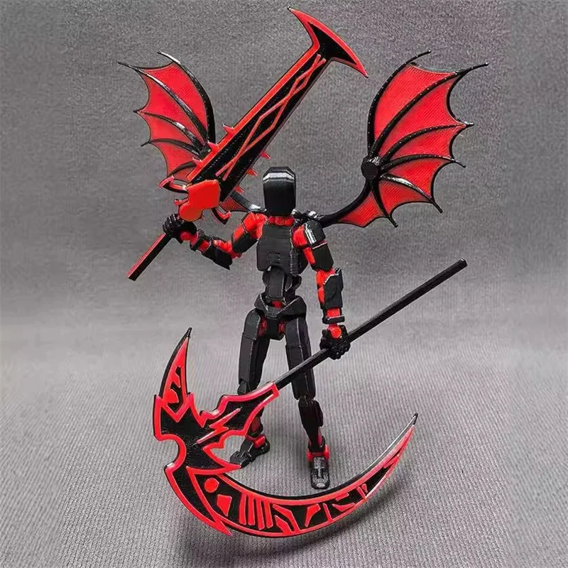 3D Printed Robot Action Figure Shapeshift Robot Multi-Jointed Movable Robot Action Figures Desktop Decor Kids Adult Toys Gift