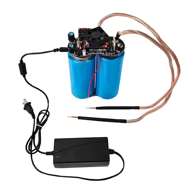 Lithium Battery Spot Welder Farad Capacitor Butt Welder Household Welding Double Pulse Solder 0.3mm Nickel Plated LCD Monitor