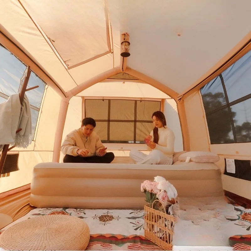 

Automatic inflatable tent outdoor camping equipment portable field overnight one room one hall