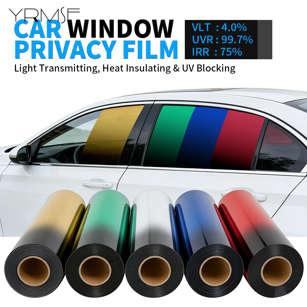Anti-UV Protection Film Tinted Car Window Tinting Film 50cmx300cm Heat Insulation Window Tints for Glass Shading Car Accessories