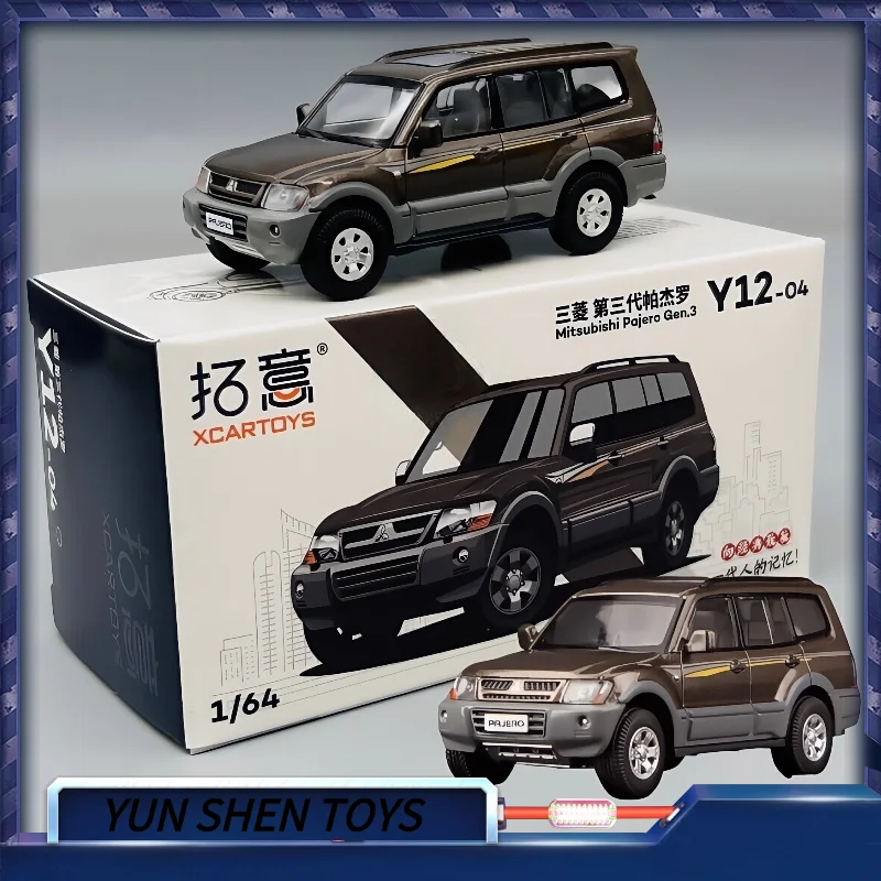 

Xcartoys 1/64 Pajero 3 Generations Model Car Classic Series Diecast Vehicle Toy Collection Gifts For Teenagers Adults
