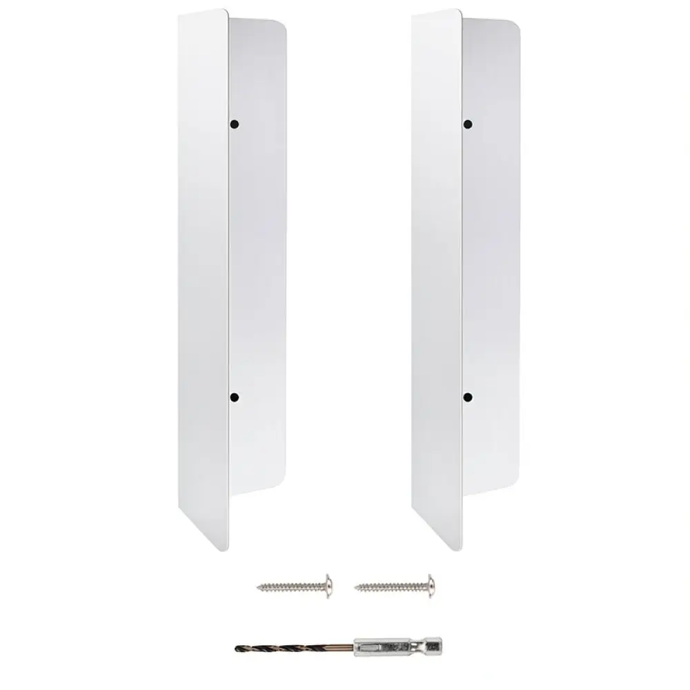 Garage Door Bottom Seal Shield Stainless Steel Rodent Guard For Home Security Door Hardware Weather Proofing Barrier
